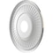 Ekena Millwork Berkshire PVC Ceiling Medallion (Fits Canopies up to 7"), Metallic Charcoal, 16"OD x 3 1/2"ID x 1"P CMP16BECCH - alternate 5